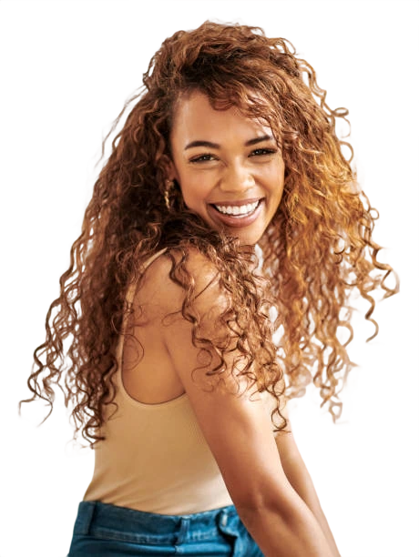 Background removal result using FAPIhub API — portrait with clean transparent cutout